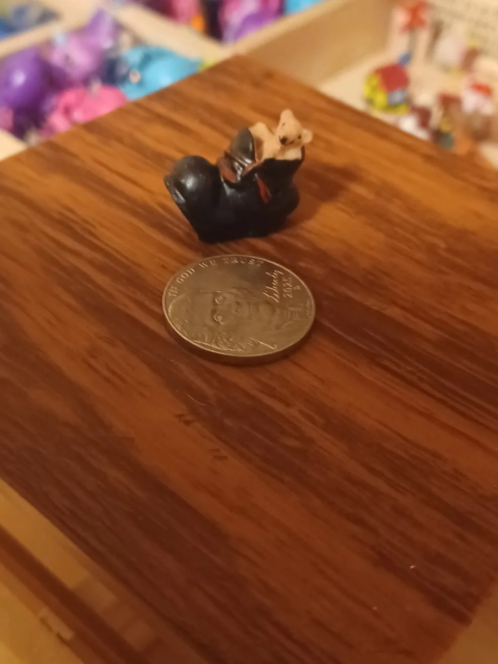 Black Small Pet Boot Hideaway Figurine - Decorative Pet Accessory